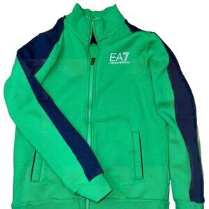 Emporio Armani EA7 Hoodie Kids Size 12 Green